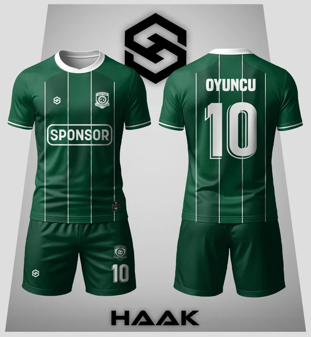 Zümrüt Yeşil Pencereli Forma - HK0071F