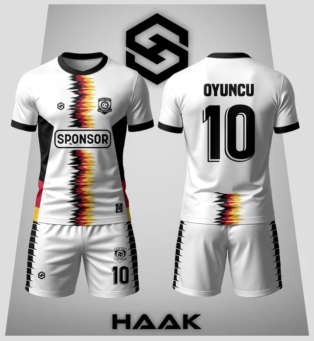 Alman Bayrağı Fırça İzi Forma - HK0047F