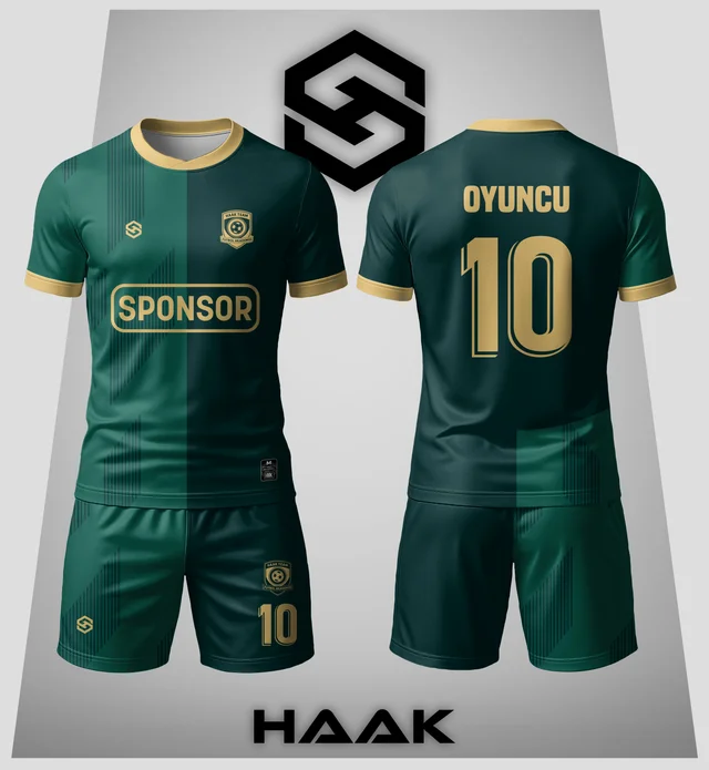 Zümrüt Altın Parçalı Forma - HK0101F