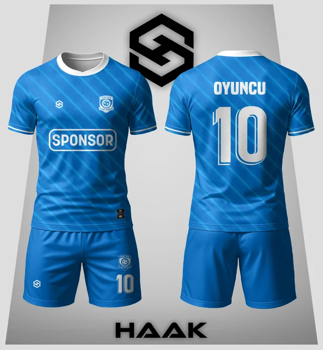Mavi Tonlu Çizgili Forma - HK0076F